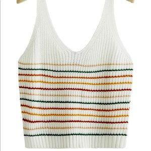 Striped Pattern Knit Top